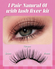 EMEDA applicator included for precise lash placement every time