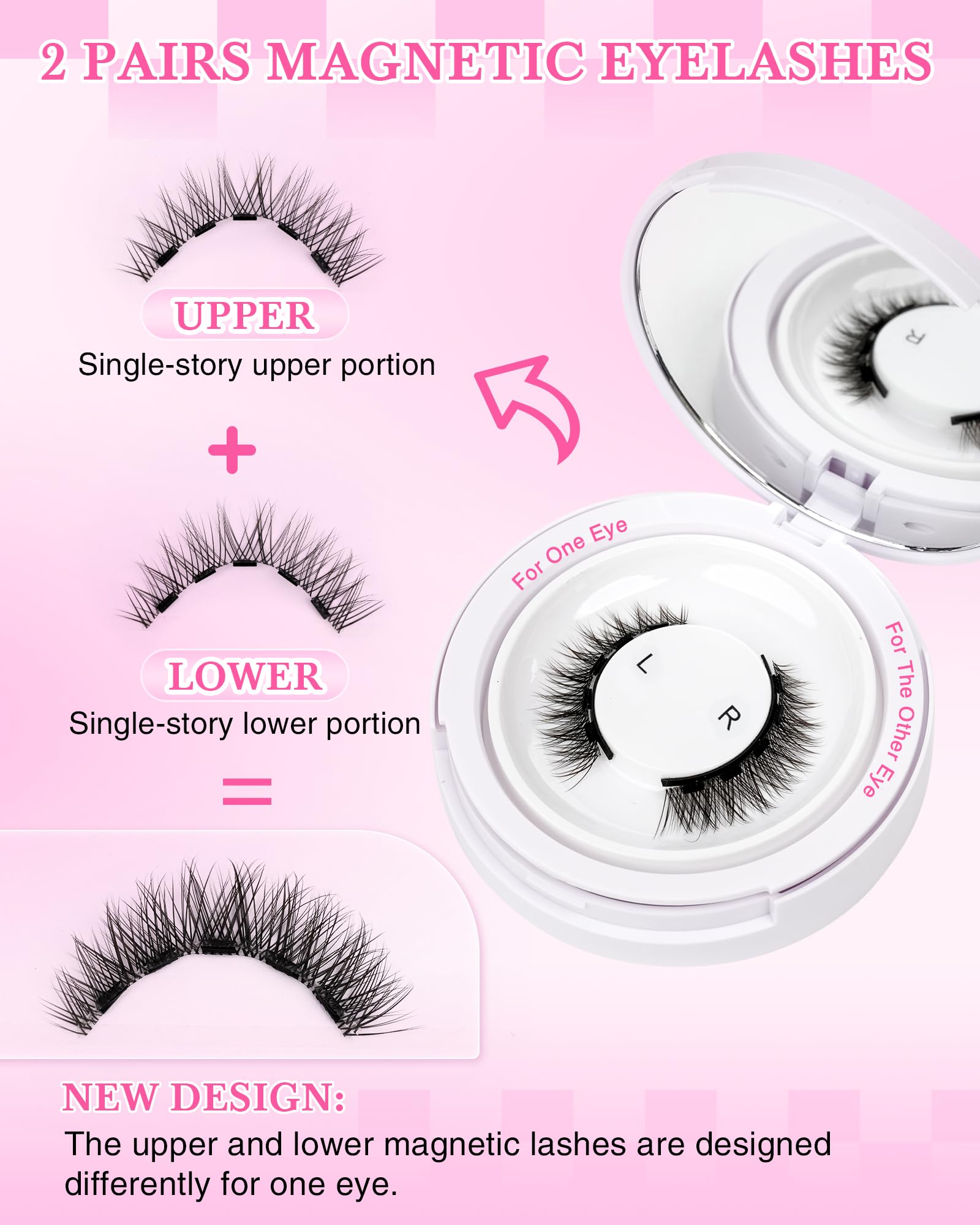EMEDA easy-to-wear magnetic lashes for beginners