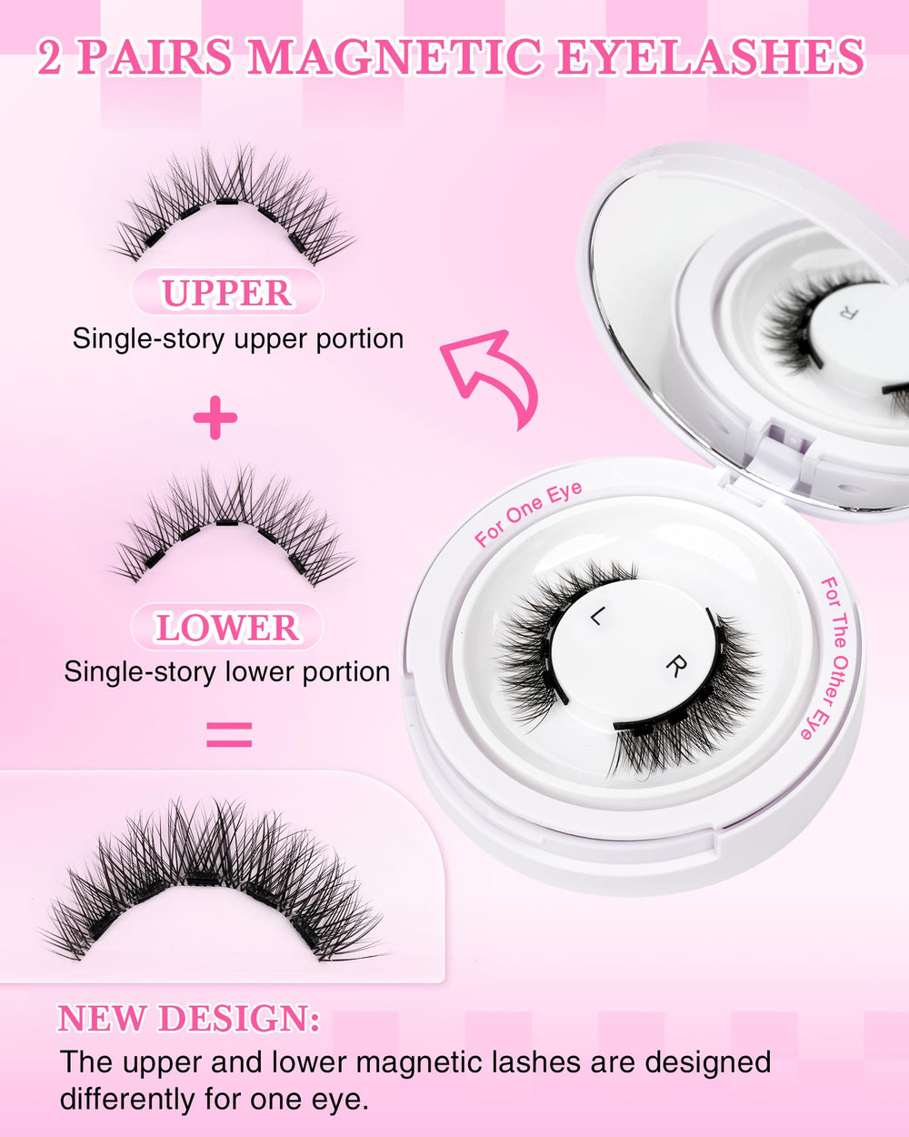 EMEDA easy-to-wear magnetic lashes for beginners