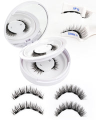 EMEDA natural look magnetic lashes kit with applicator for quick wear