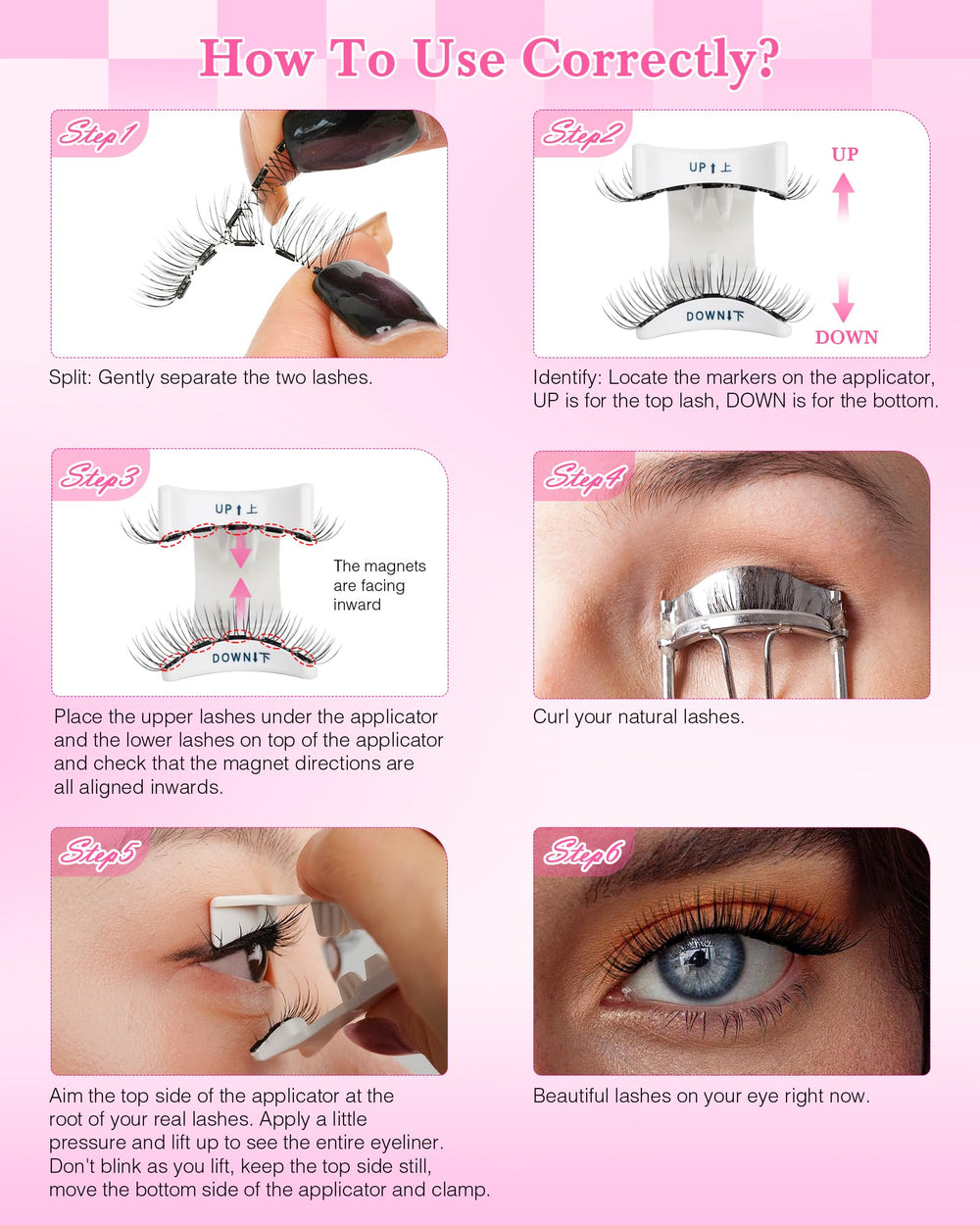 Compact travel-friendly EMEDA case keeps lashes secure and ready.