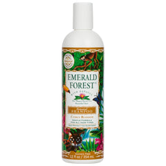 Emerald Forest Botanical Shampoo with Sapayul Citrus Blossom bottle for shiny, soft hair