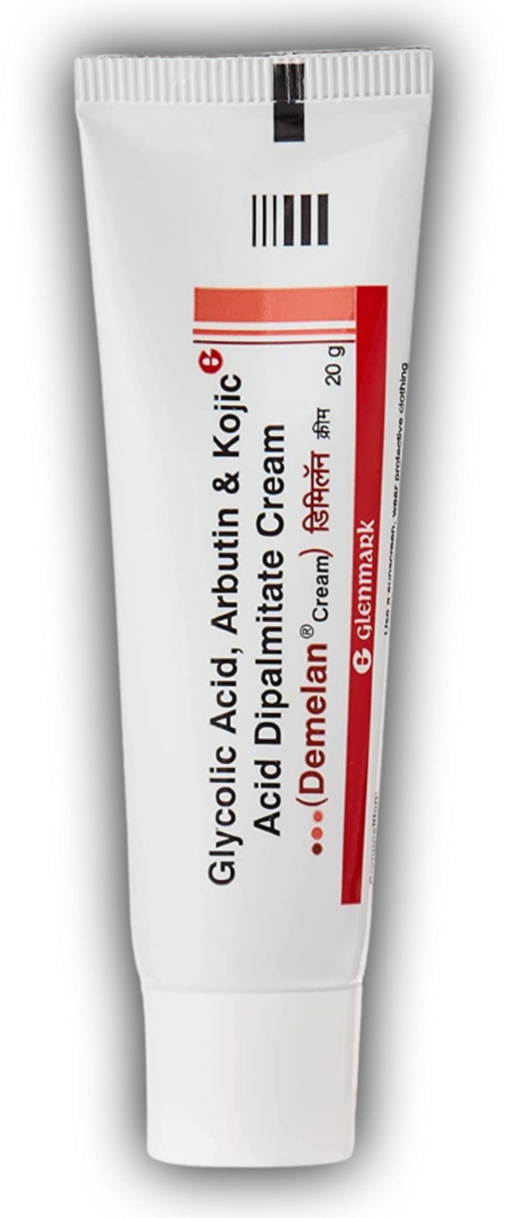 EMERGED Demelan cream texture closeup suggests gentle softening.