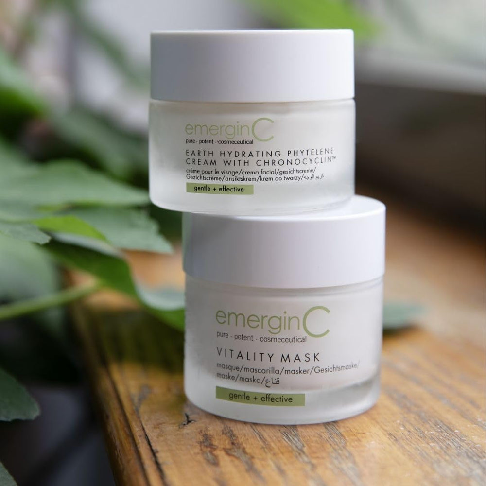emergin C Vitality Mask alpha-lipoic acid close-up for antioxidant support