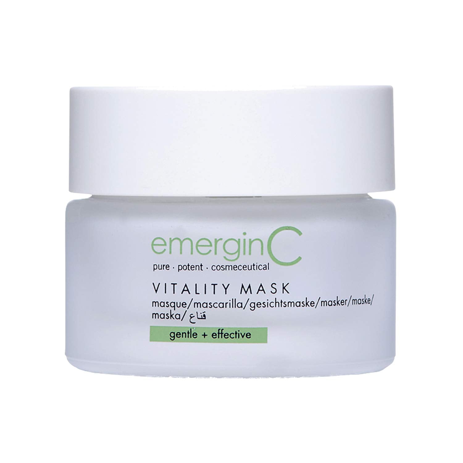 emergin C Vitality Mask creamy texture close-up for deep hydration