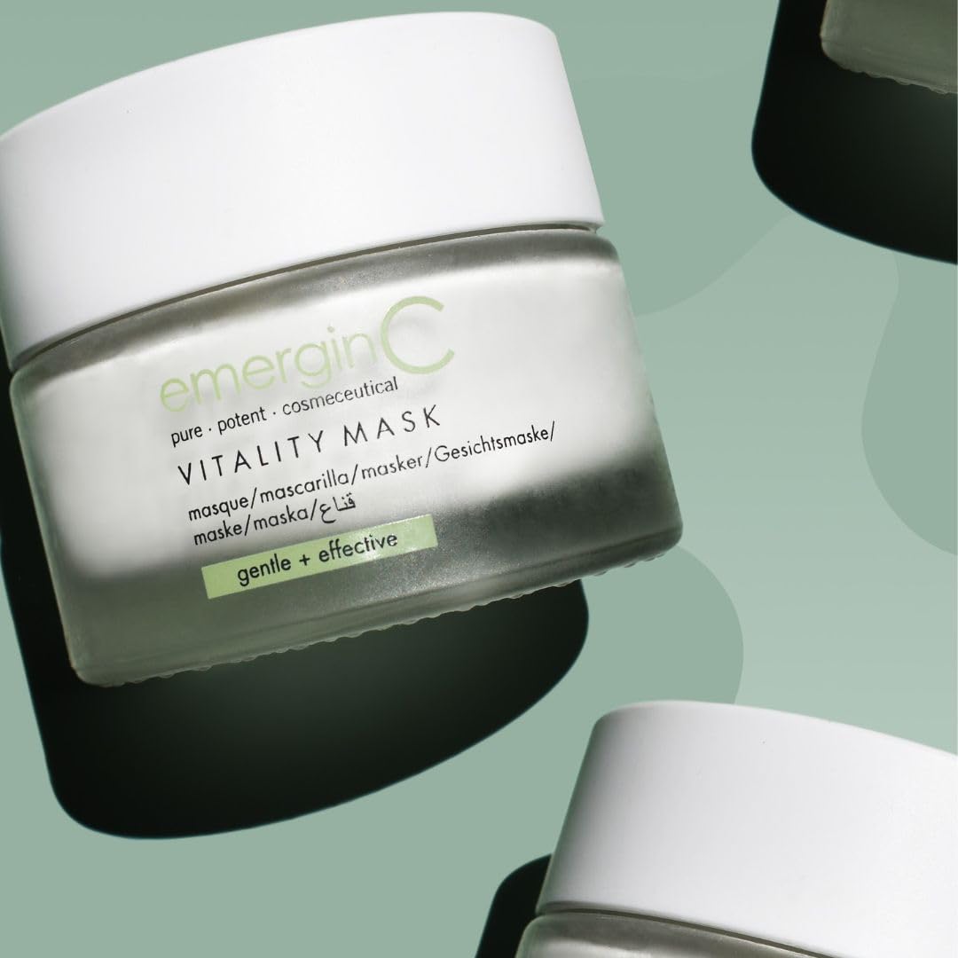 emergin C Vitality Mask shea butter-rich hydration close-up