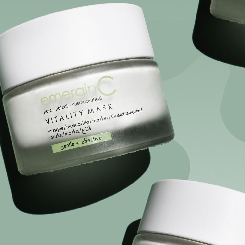 emergin C Vitality Mask shea butter-rich hydration close-up