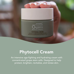Close-up of emerginC Phytocell cream texture for silky application