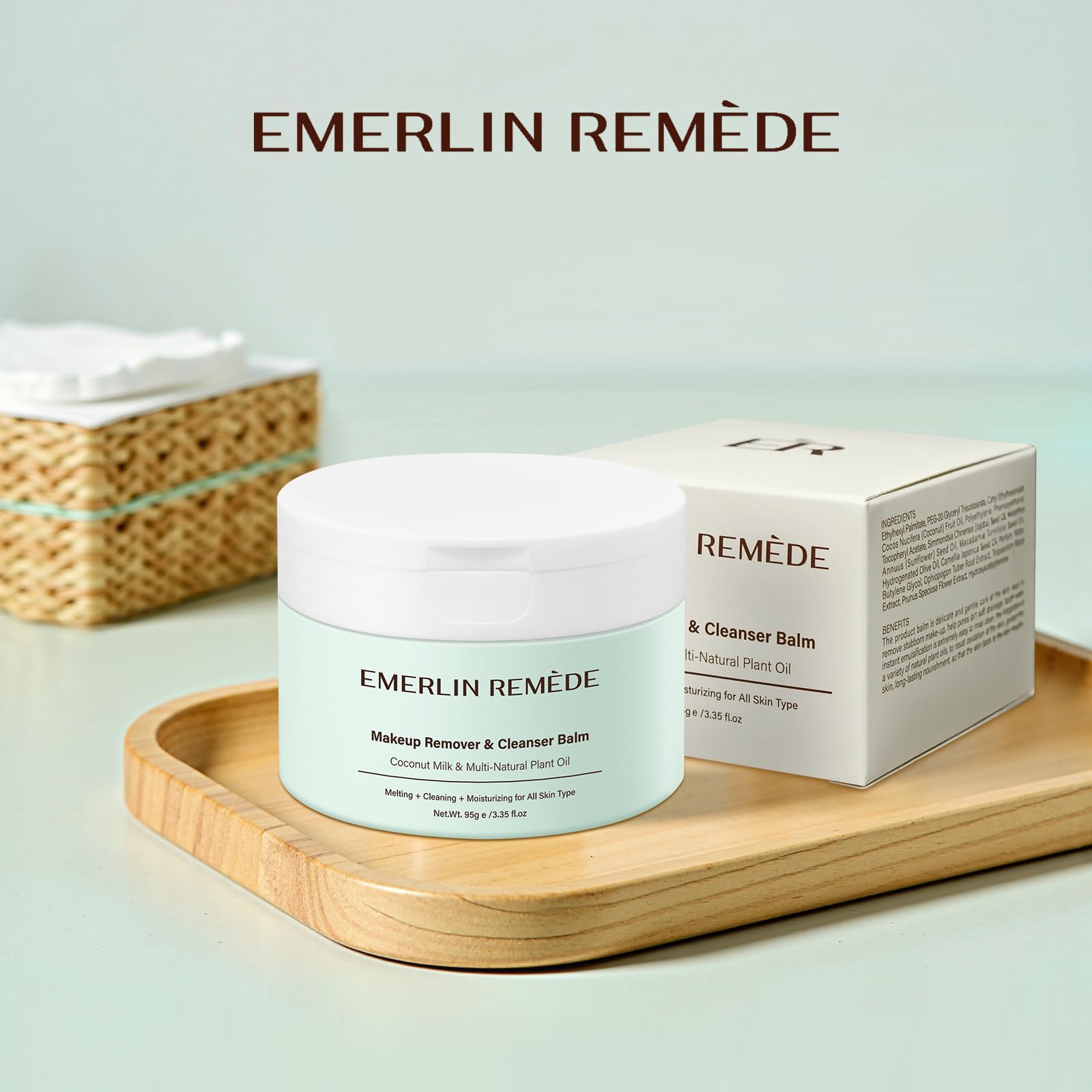 Emerlin Remède integrates into your nightly skincare routine for removal and hydration.