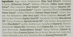 Eminence Apricot Calendula Nourishing Cream on face, providing dewy glow.