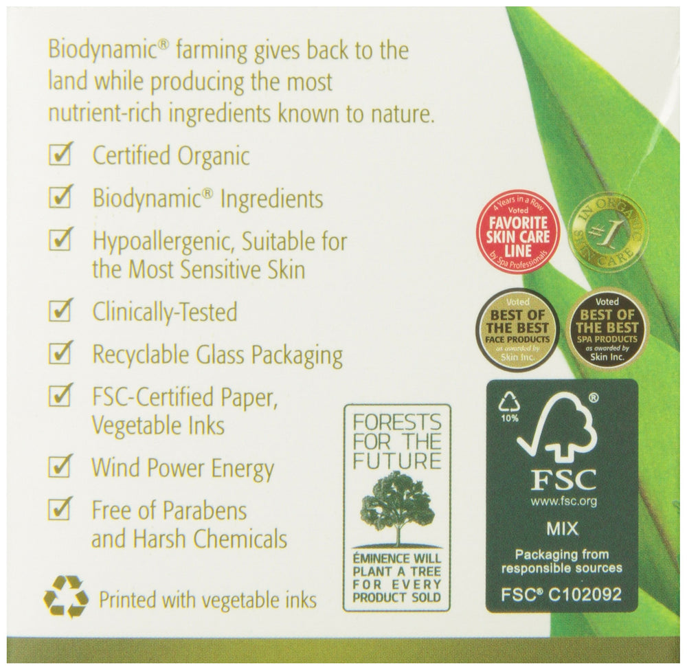 Eminence Bearberry Eye Repair Cream eyebright component suggests soothing relief for puffiness