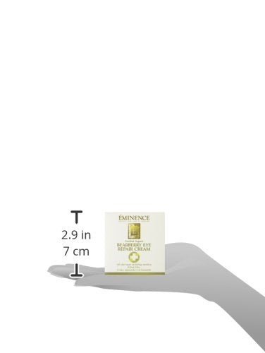 Eminence Bearberry Eye Repair Cream under-eye application demonstrates gentle, nourishing care
