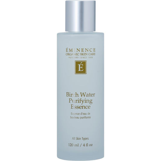 Eminence Birch Water Purifying Essence bottle supports hydration and a refreshed complexion.