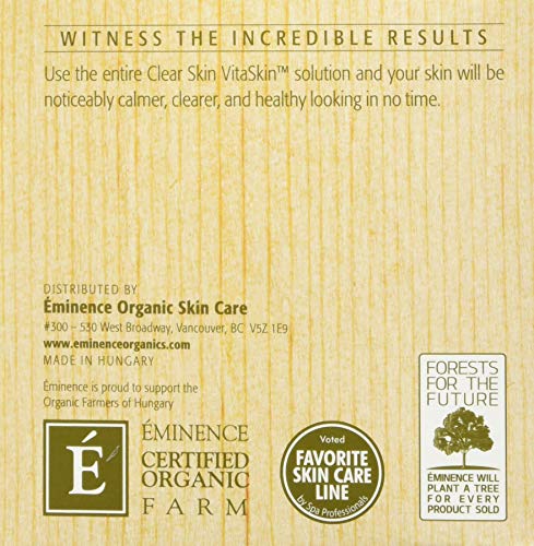 Eminence Clear Skin Probiotic Masque ingredients close-up highlighting detoxifying botanicals