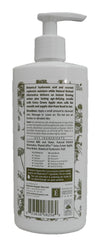 Eminence Coconut Firming Body Lotion texture applied for hydration and smooth skin