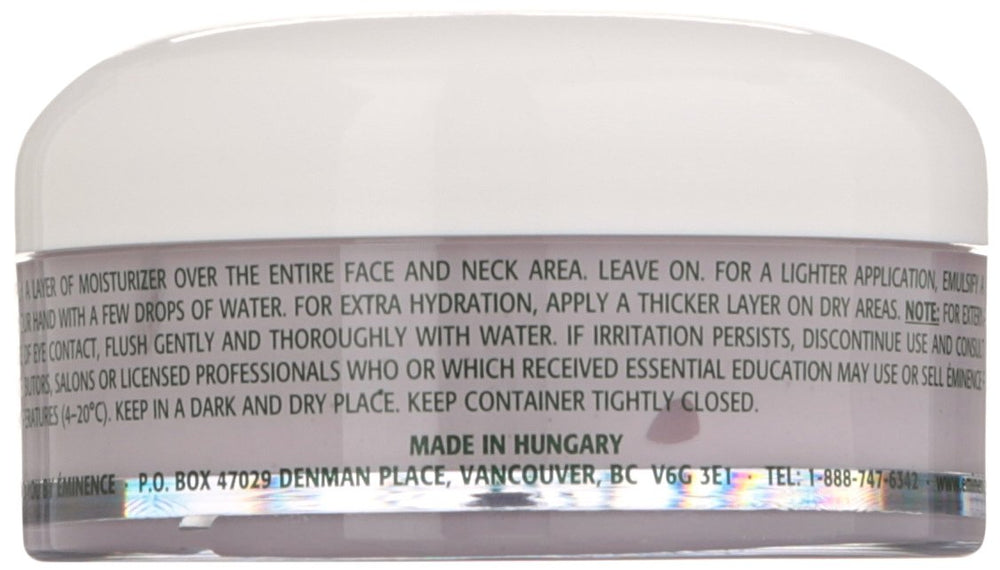 Rich shea butter in Eminence moisturizer nourishes skin