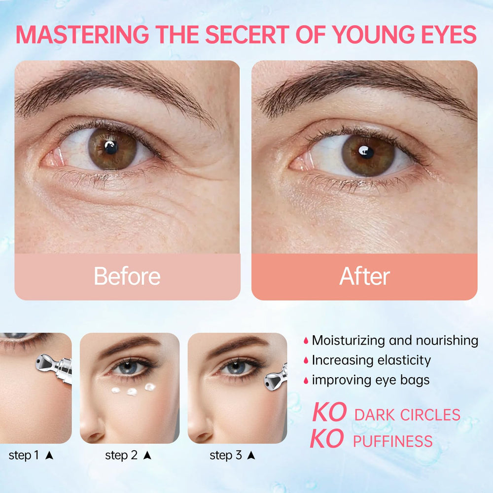 Emisun dark circles mockup indicating potential puffiness reduction