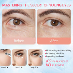 Emisun dark circles mockup indicating potential puffiness reduction