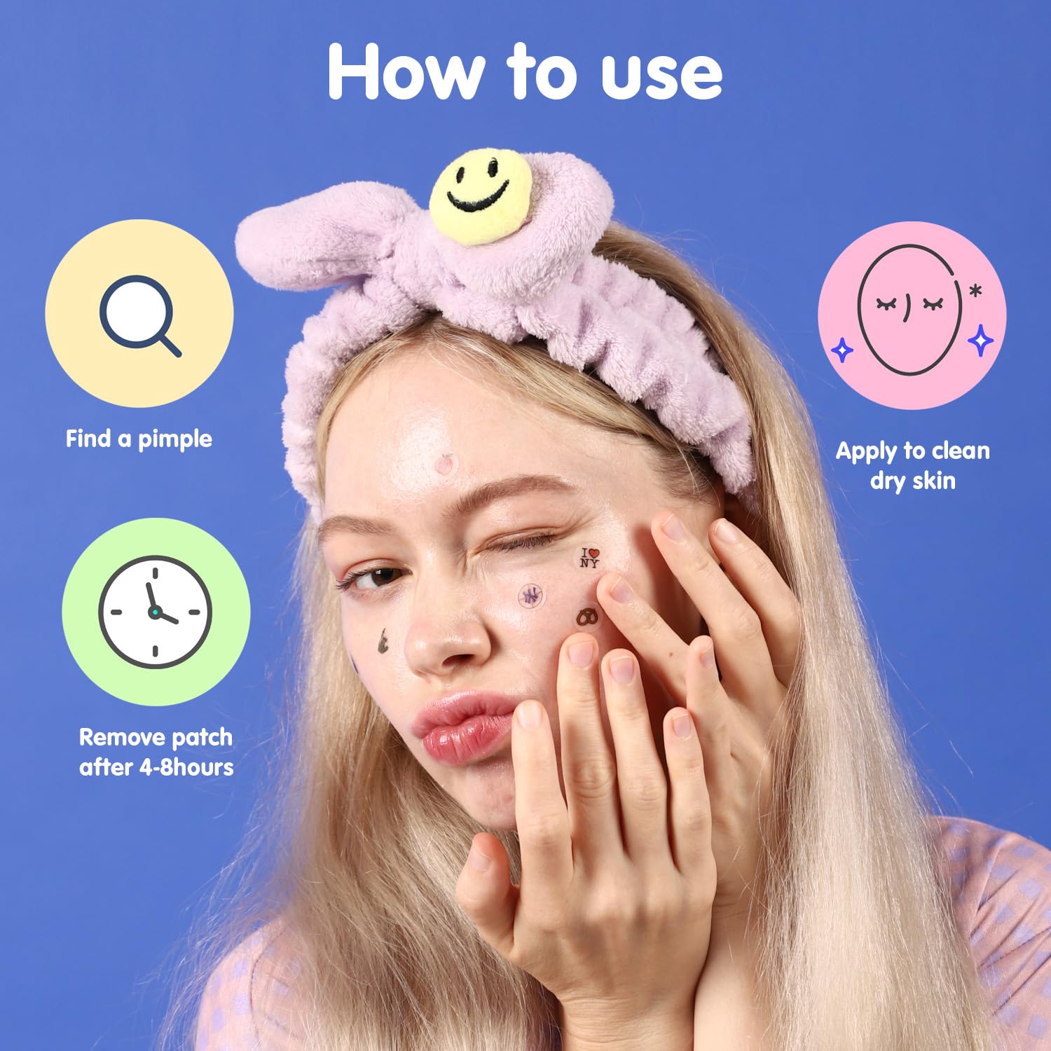 EMO PATCH safe for all skin types with gentle ingredients