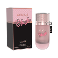 Emper Genius Blush bottle showcases modern elegance and daily allure.