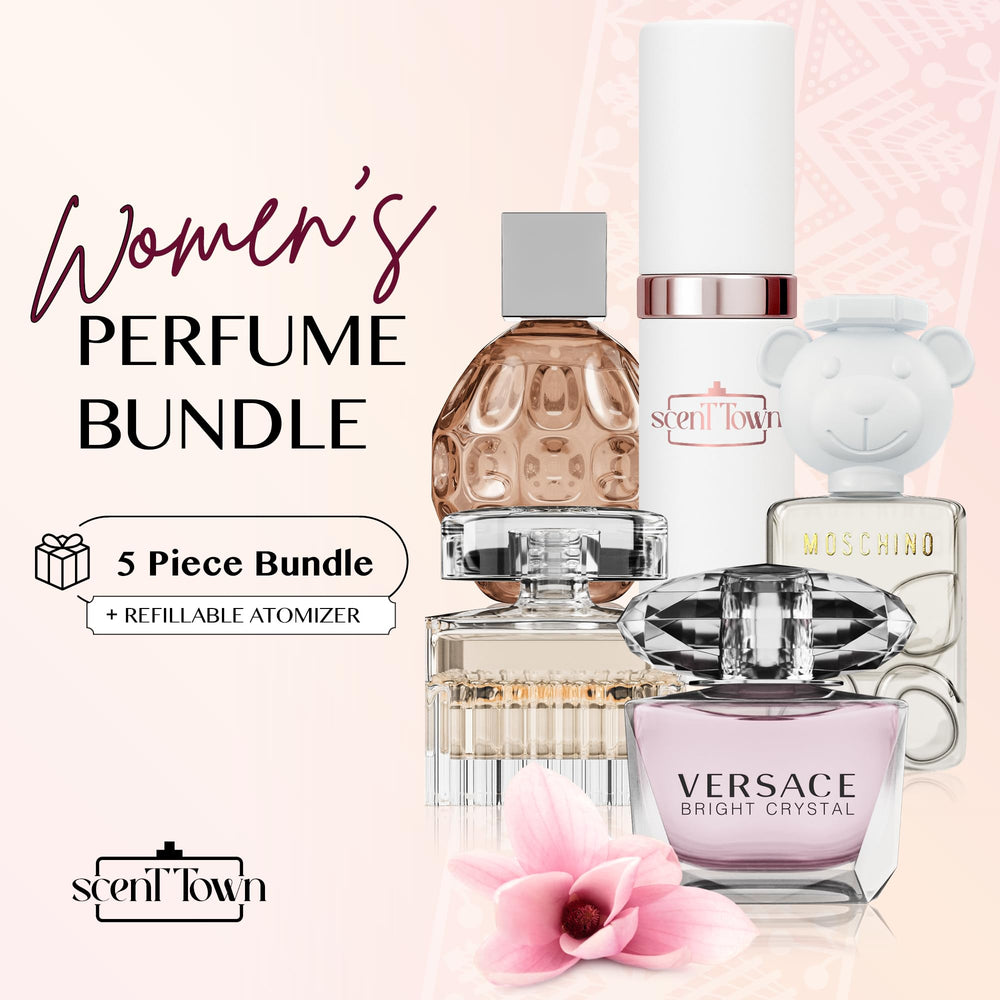 Empty refillable perfume atomizer for easy on-the-go top-ups.