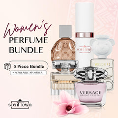Empty refillable perfume atomizer for easy on-the-go top-ups.