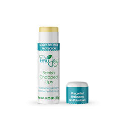 Emu Joy lip balm unflavored pocket-tube nourishes dry lips