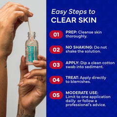 2% salicylic acid label on EMUAID packaging