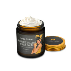 Enable Tallow whipped texture close-up shows smooth, non-greasy hydration for daily use