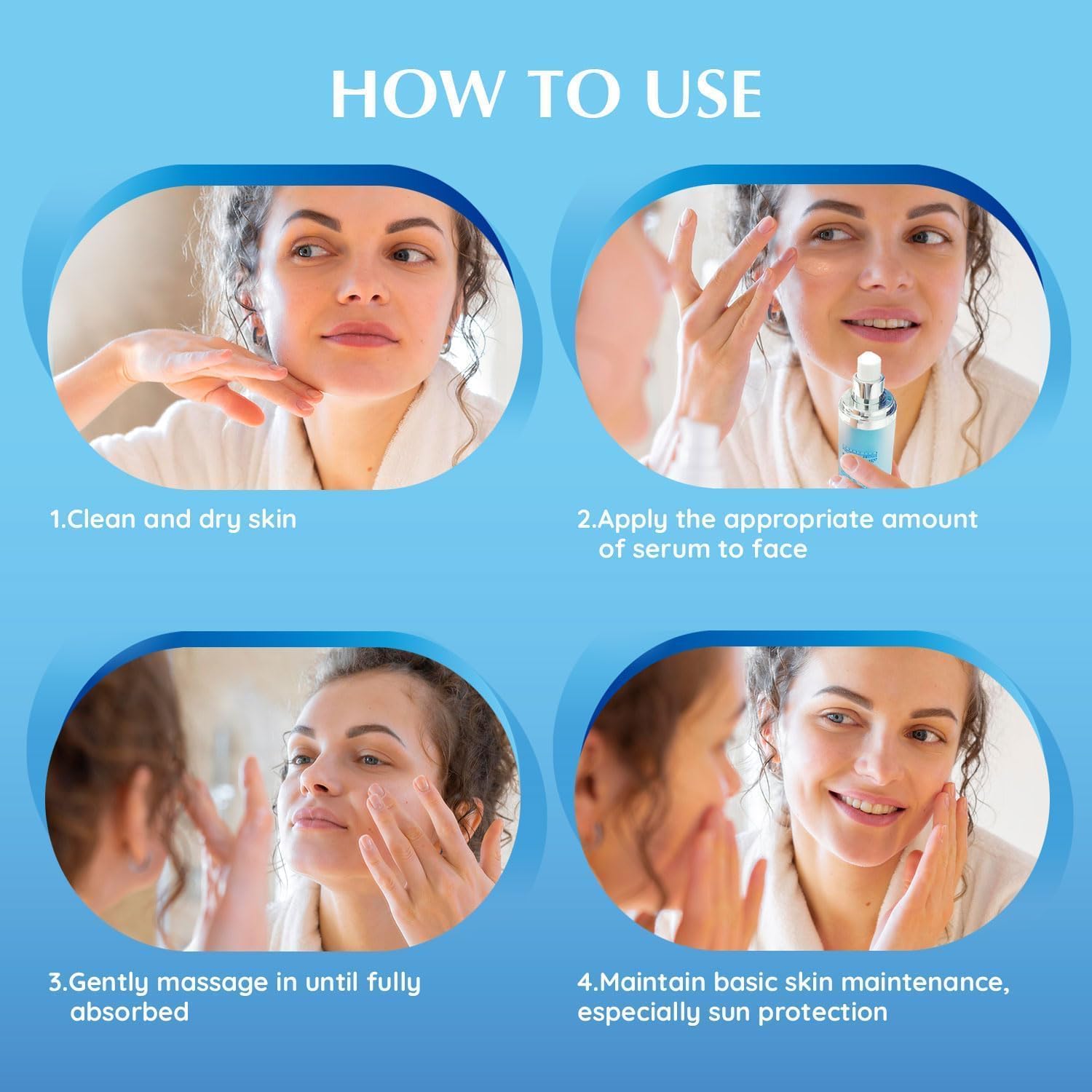 EnaSkin texture close-up reveals smooth, easily spread serum