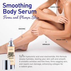 Enaskin Naturals body lotion on the arm during application demonstrates hydrating use.