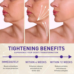 Enaskin Naturals Instant Face Tightener application spread for even coverage