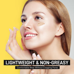 Enaskin Naturals texture absorbed quickly with no white cast on skin