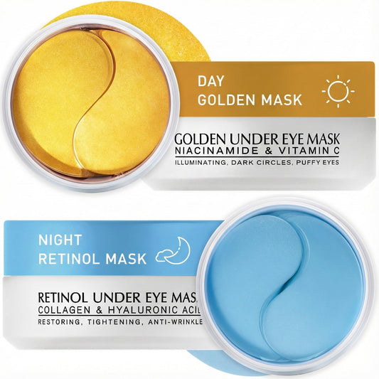 Enaskin Naturals under eye patches kit packaging for a two pack system and refreshed look