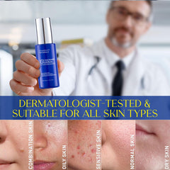 Enaskin Naturals Niacinamide Serum label detail highlighting clean, hypoallergenic formula.