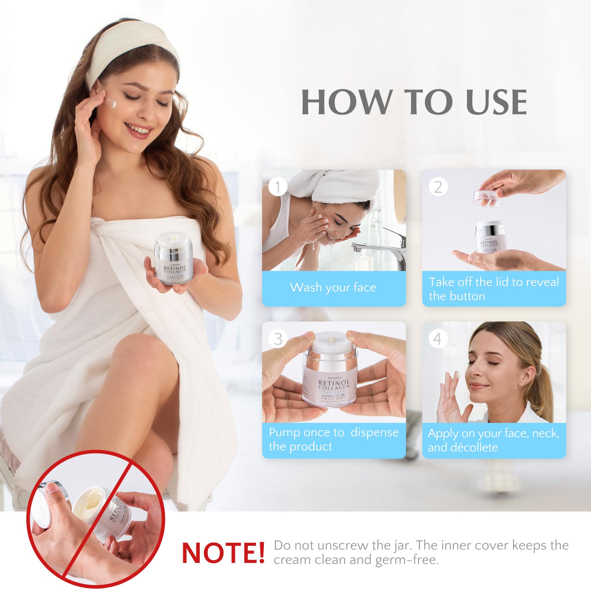 EnaSkin night renewal application for overnight hydration