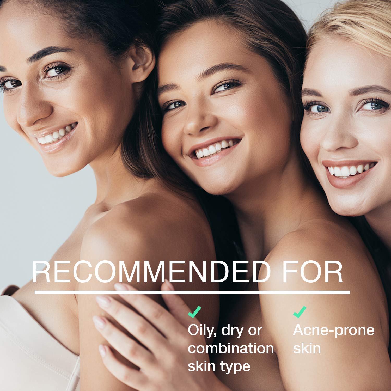 End-zit easy-application for day and night use blends smoothly with makeup
