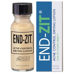 End-zit fast-acting spot treatment targets pimples to reduce redness for a clearer look
