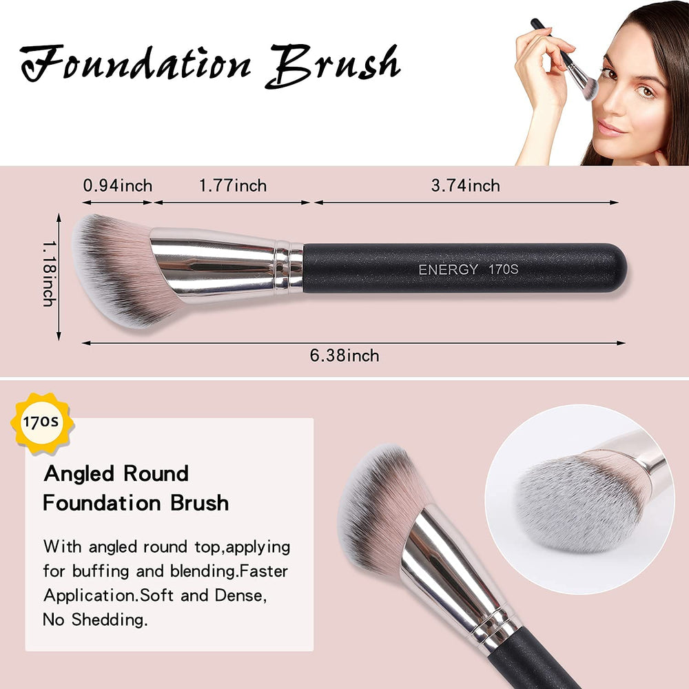 ENERGY Kabuki mini concealer brush 370S for precise spot concealing
