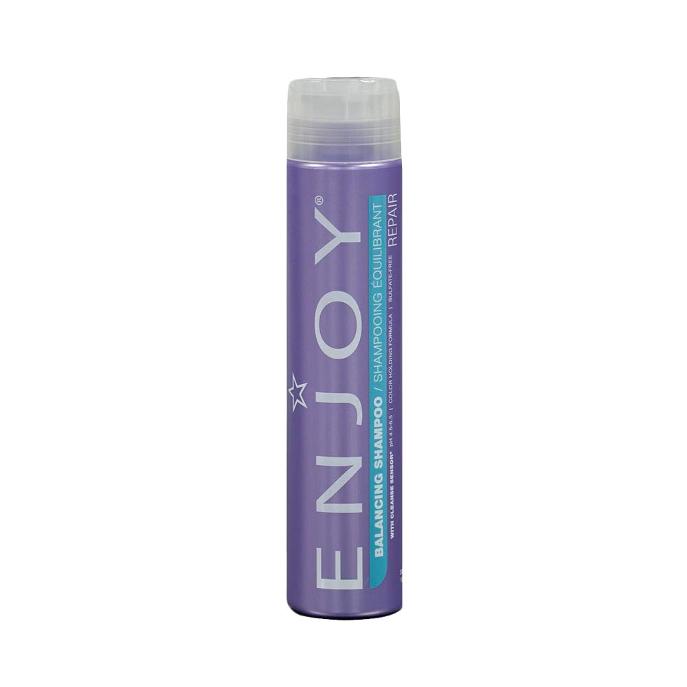 Enjoy Balancing Shampoo bottle front view for color-treated hair care.