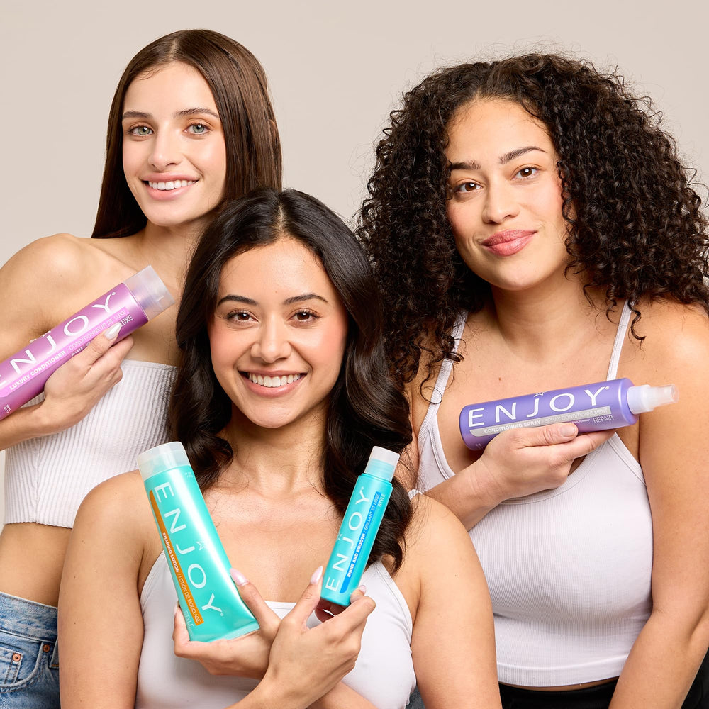 Enjoy Clarifying Shampoo after rinse results in clean, soft, manageable hair