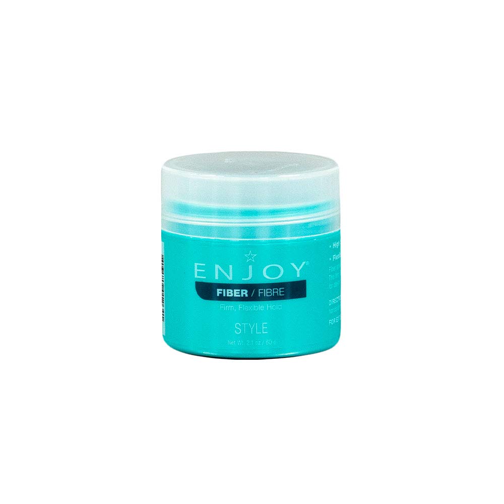 Enjoy Fiber Styling Gel bottle front for on-the-go styling.