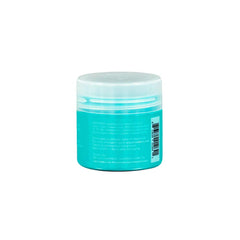 Applying Enjoy Fiber Styling Gel to hair with pea-sized amount.