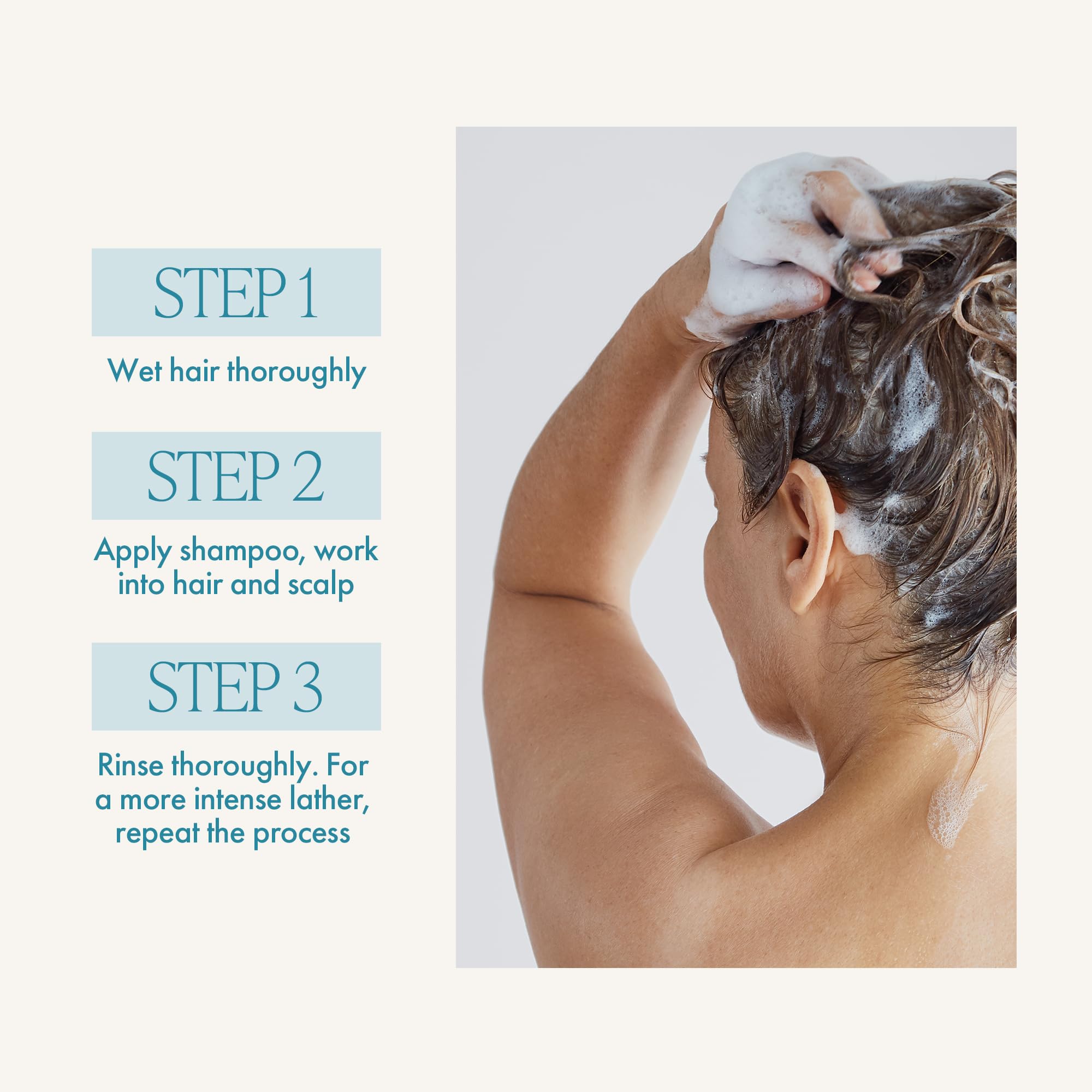 Enjoy Super Hydrate Shampoo healthy-shine conveys luminous, frizz-controlled results.