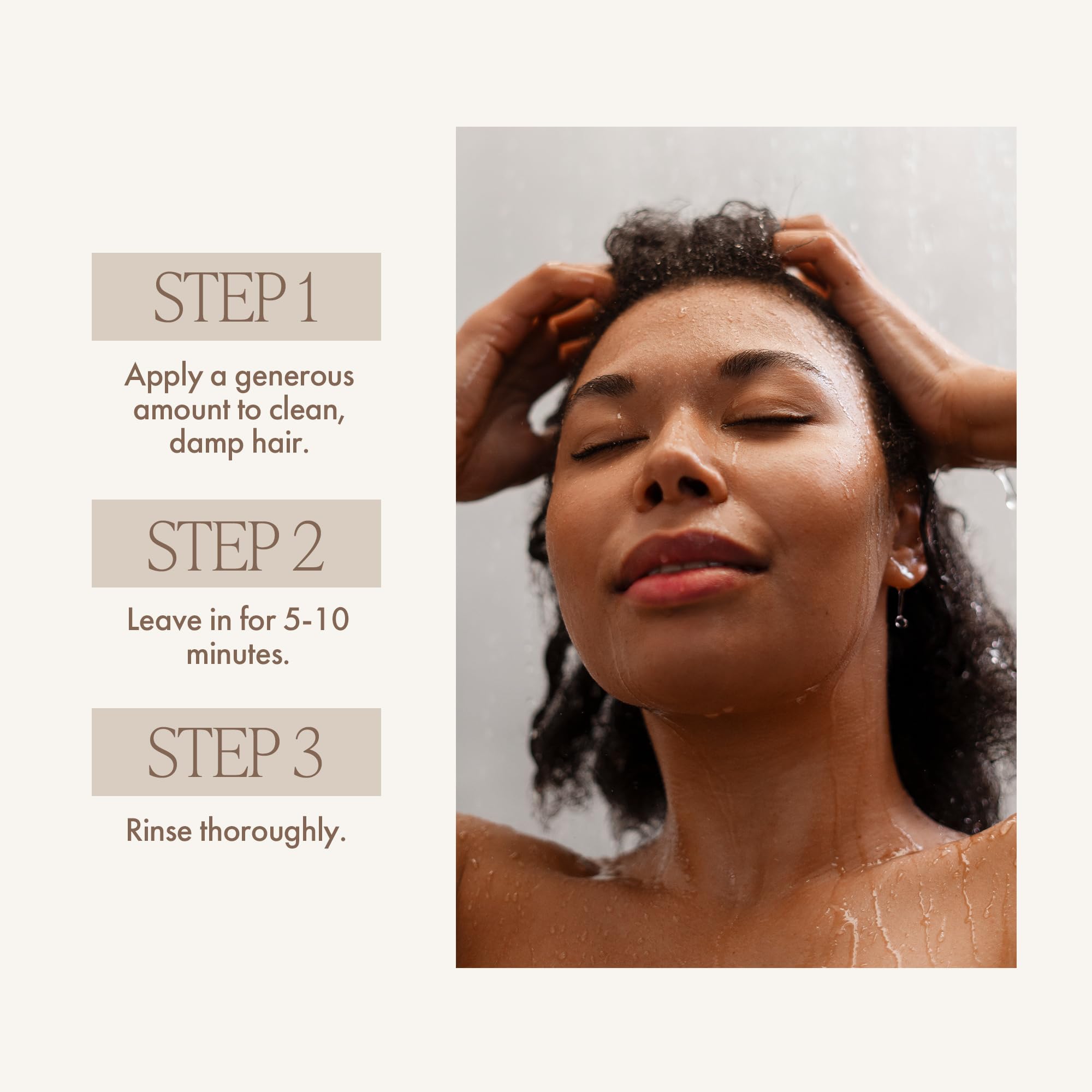 Enjoy Holistic Hair Mask softly strengthens and smooths hair ends