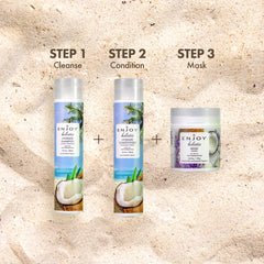 Enjoy Holistic Mask radiant finish for hydrated, smooth hair