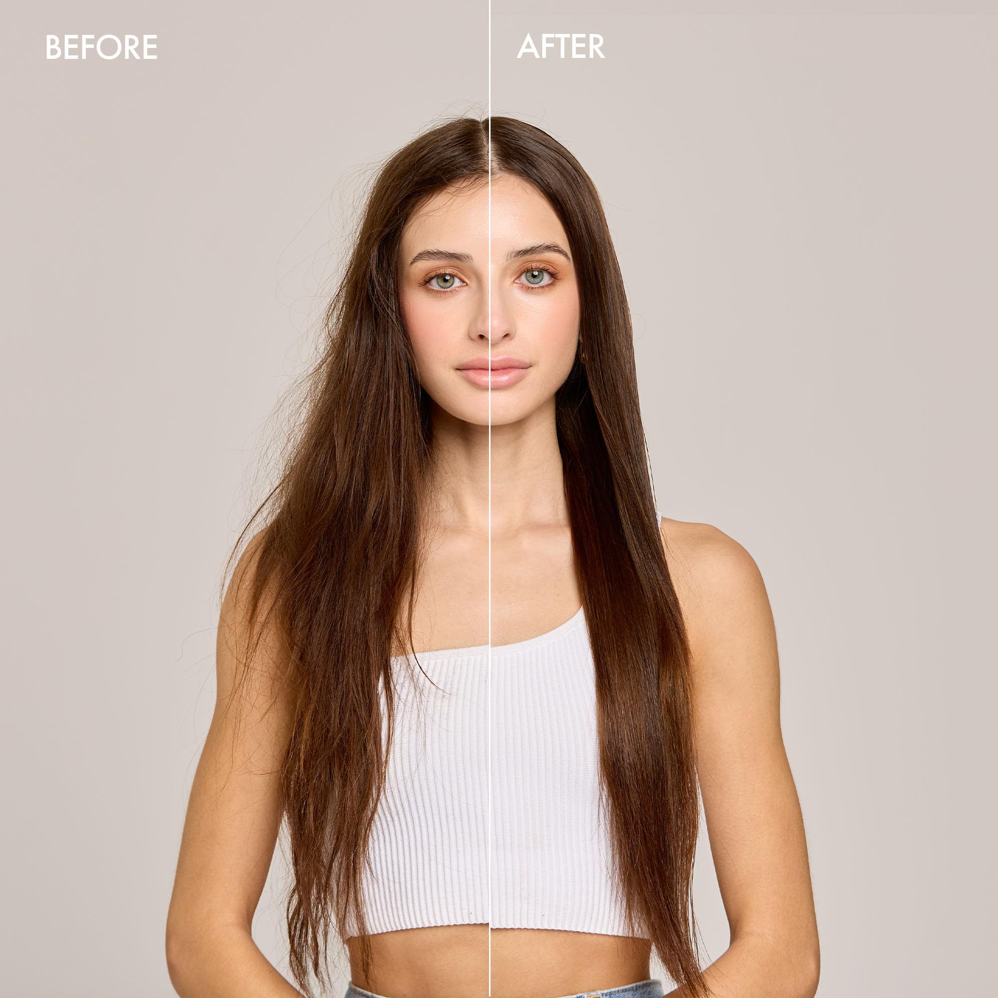Curly hair compatibility with ENJOY Straightener demonstrated for versatile styling.