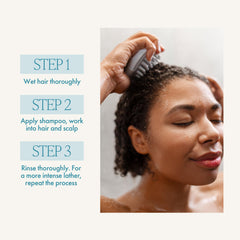 Enjoy Sulfate-free label emphasizes gentle cleansing that preserves natural moisture.
