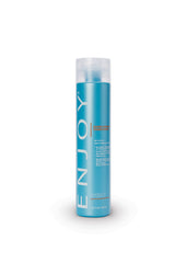 Close-up of ENJOY label highlights the Super Hydrate formula.