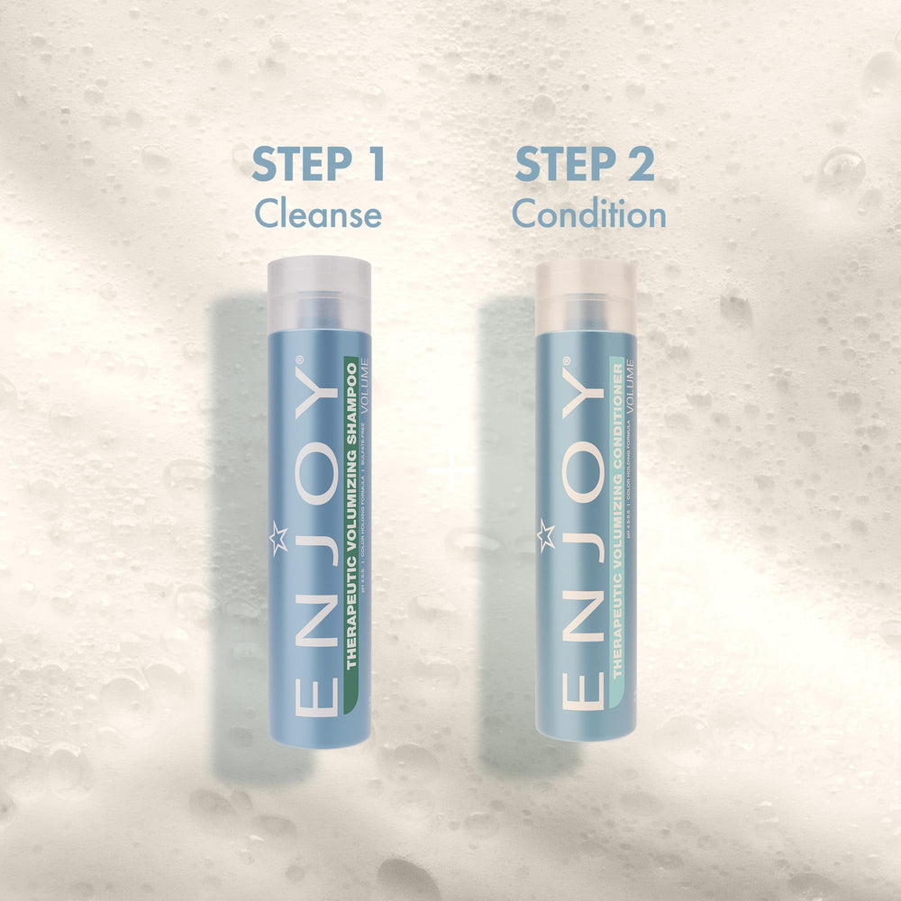 Enjoy 10.1 oz bottles two-pack on shelf emphasizes value.